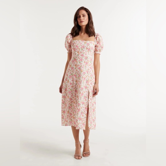 Ever New Carson Linen Dress - Picture 2 of 7